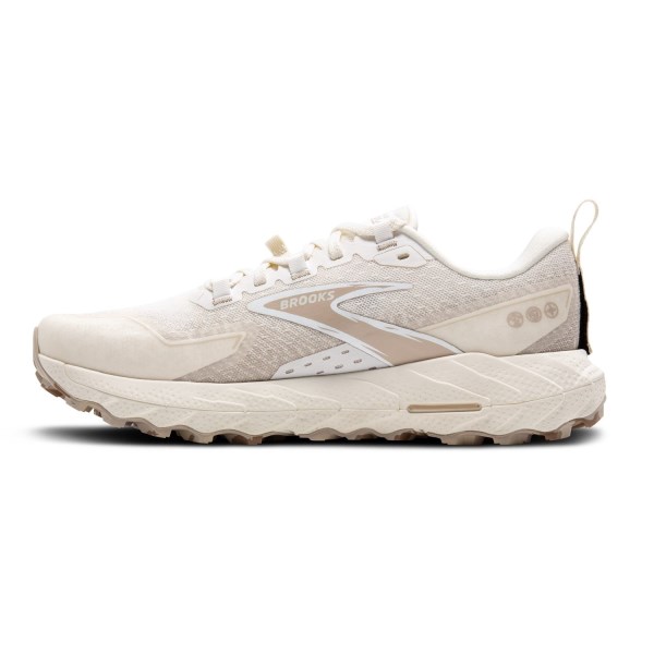 Brooks Cascadia 18 - Womens Trail Running Shoes - Coconut/Chateau/White