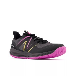 New Balance 796v3 - Womens Tennis Shoes - Magnet Black/Vibrant Pink/Vibrant Apricot