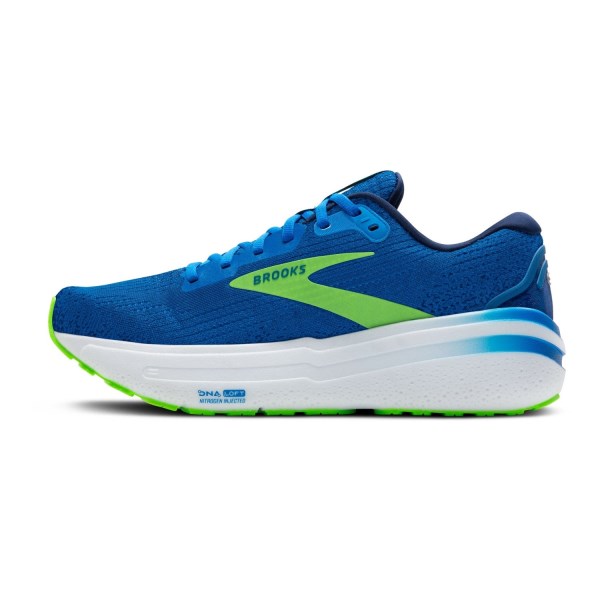 Brooks Ghost Max 2 - Mens Running Shoes - Blue/Green Gecko/PC