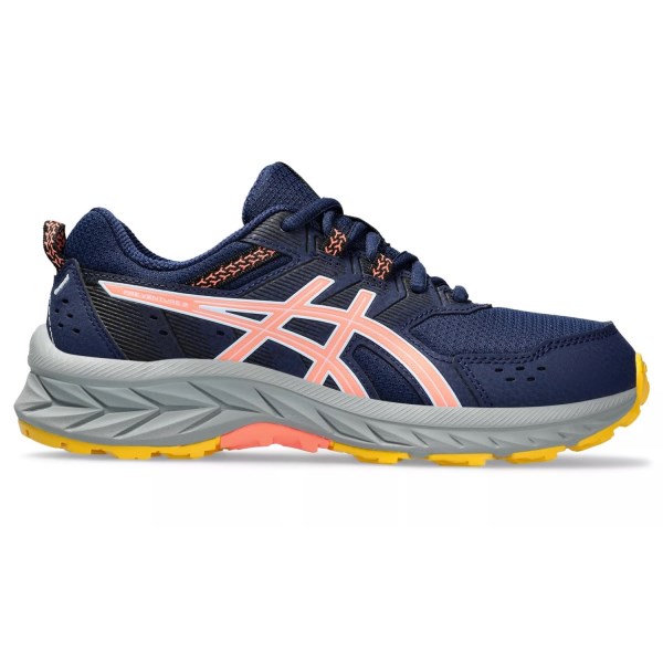 Asics Gel Venture 9 GS - Kids Trail Running Shoes - Blue Expanse/Sun Coral