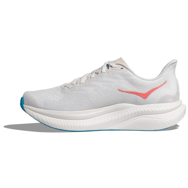 Hoka Mach 6 - Womens Running Shoes - White/Nimbus Cloud
