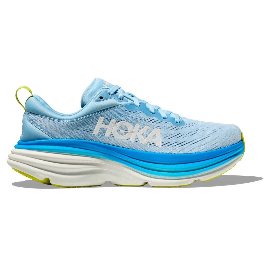 Hoka Bondi 8 - Mens Running Shoes - Airy Blue/Diva Blue | Sportitude