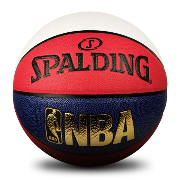 Spalding NBA Logoman Indoor/Outdoor Basketball - Red/White/Blue