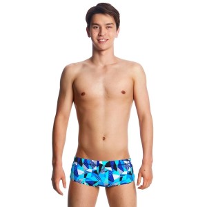 Funky Trunks Classic Kids Boys Swimming Trunk - Crack Attack