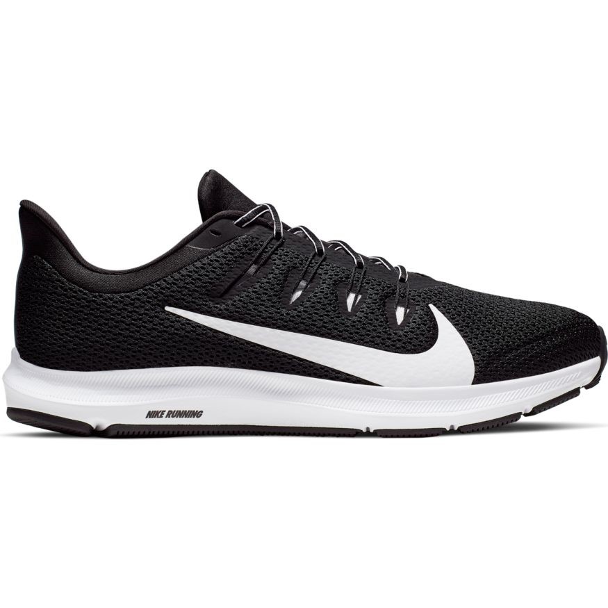 Nike Quest 2 - Mens Running Shoes - Black/White | Sportitude
