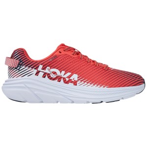 Hoka Rincon 2 - Womens Running Shoes - Hot Coral/White