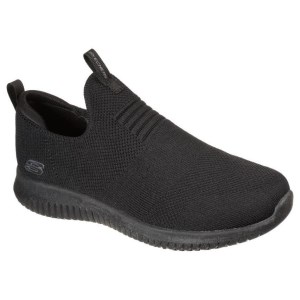 Skechers Ultra Flex SR - Womens Slip Resistant Relaxed Fit Work Shoes - Black