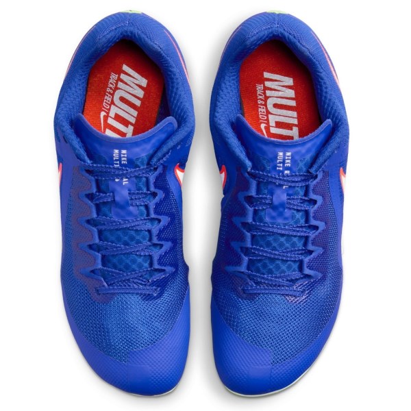 Nike Zoom Rival Multi - Unisex Track Running Spikes - Racer Blue/White/Safety Orange