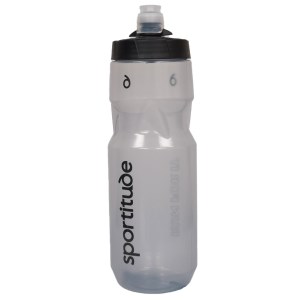 Sportitude Thirst Blast BPA Free Lockable Water Bottle 710ml - Clear/Grey