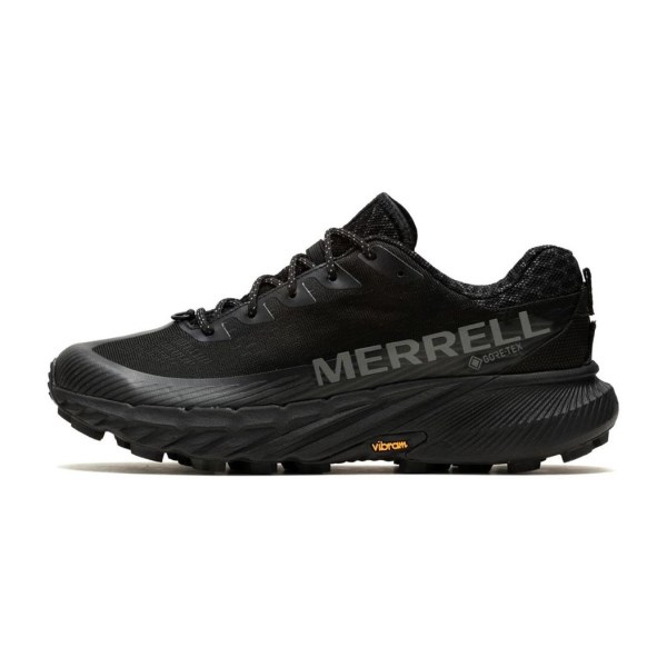Merrell Agility Peak 5 GTX - Mens Trail Running Shoes - Black/Black
