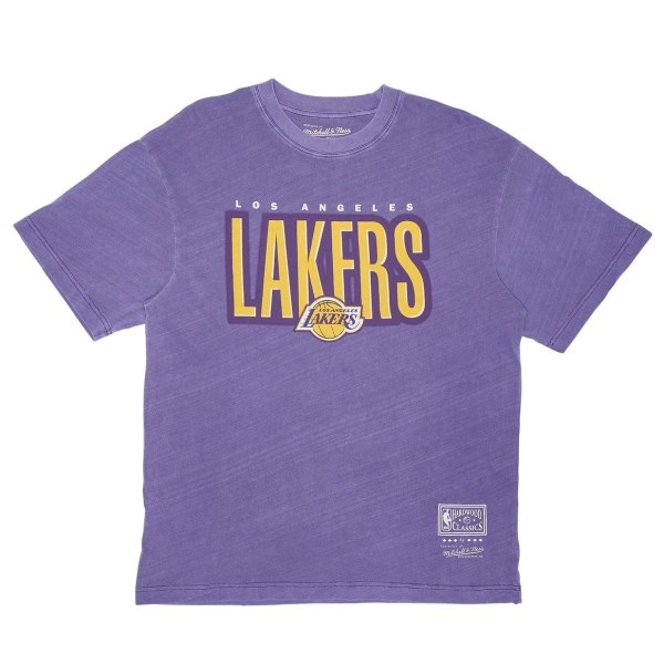 Mitchell & Ness Los Angeles Lakers Retro Blur NBA Mens Basketball T-Shirt - LA Lakers