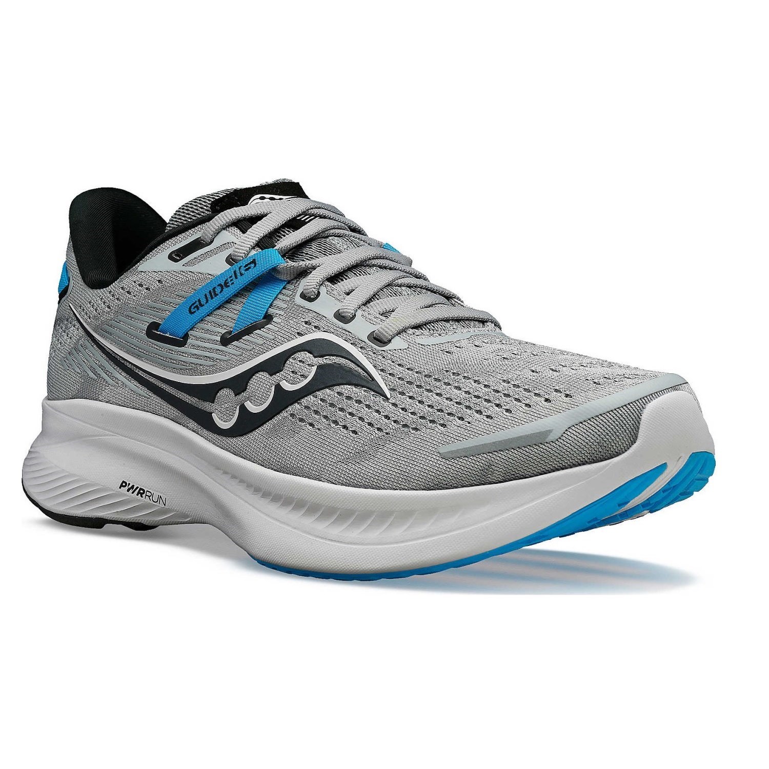 Saucony Guide 16 - Mens Running Shoes - Concrete/Vizi Blue | Sportitude
