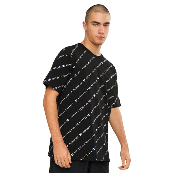 Champion ID Collection All Over Print Mens T-Shirt - Black All Over Print