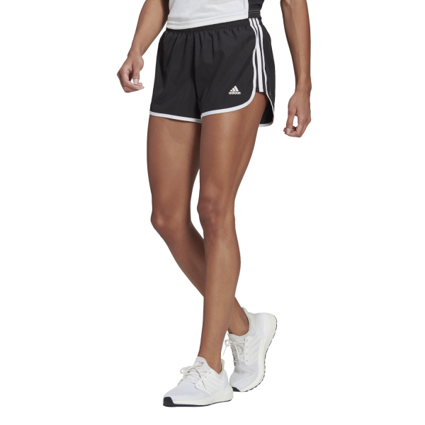 Adidas Marathon 20 Womens Running Shorts - Black/White