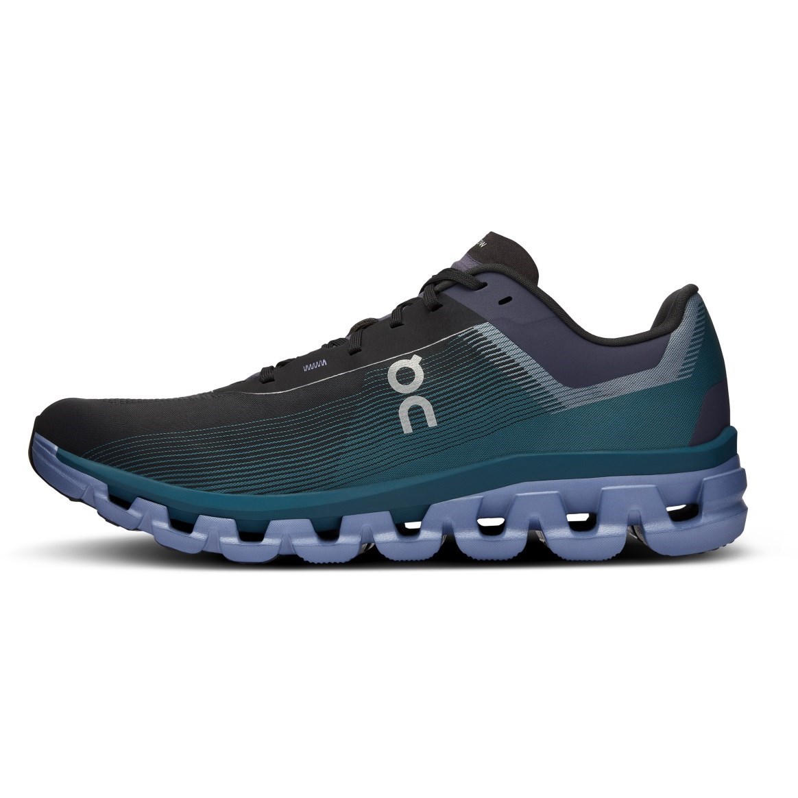 On Cloudflow 4 - Mens Running Shoes - Black/Storm | Sportitude