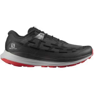 Salomon Ultra Glide - Mens Trail Running Shoes - Black/Alloy/Goji Berry