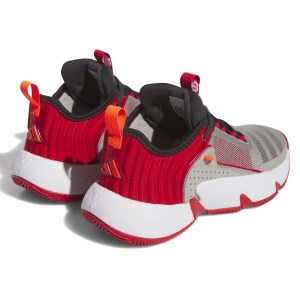 Adidas Trae Unlimited - Kids Basketball Shoes - Metal Grey/Carbon/Better Scarlet
