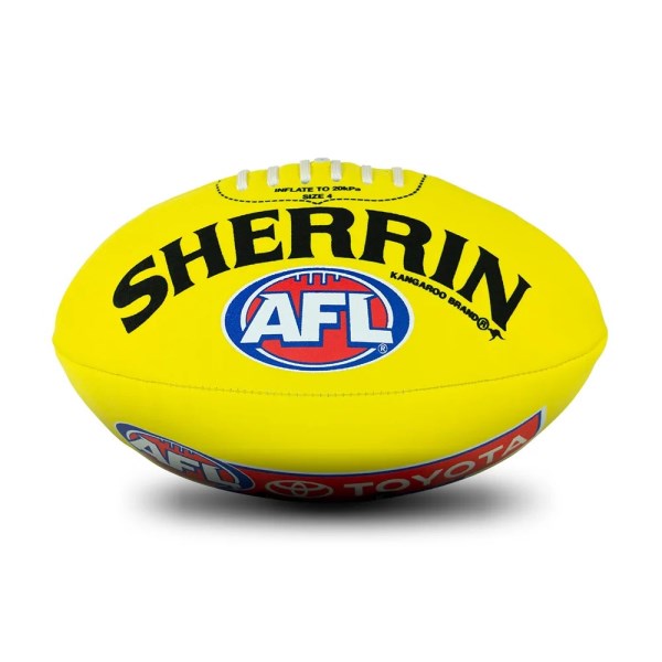 Sherrin AFL Replica Beach Football - Size 4 - Yellow