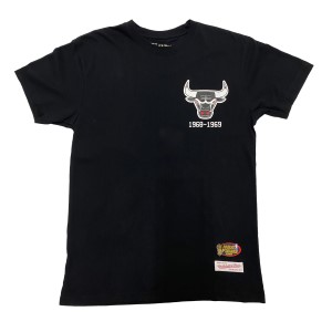 Mitchell & Ness Chicago Bulls Retro Repeat Mens Basketball T-Shirt - Chicago Bulls