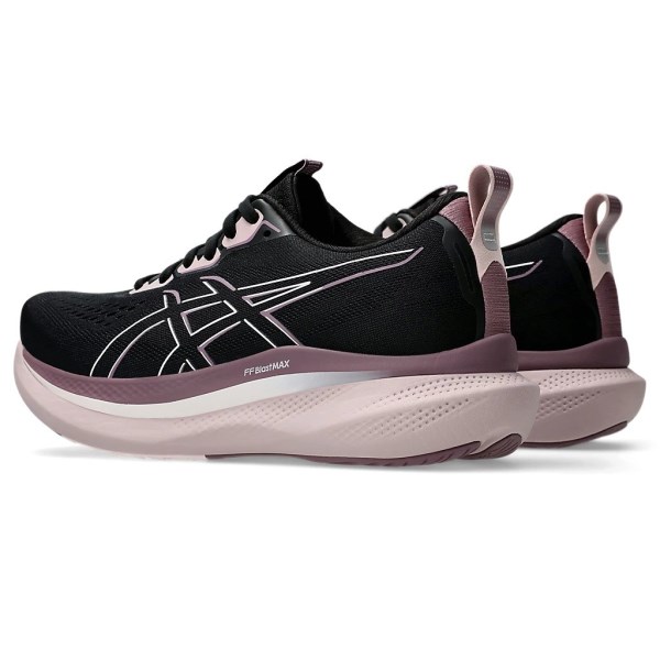 Asics GlideRide Max - Womens Running Shoes - Black/Pale Pink