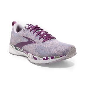 Brooks Revel 4 - Womens Running Shoes - White/Wood Violet/Iris