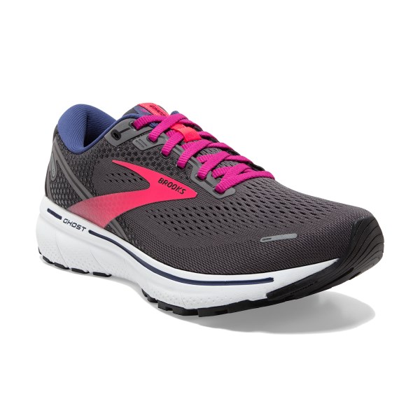 Brooks Ghost 14 - Womens Running Shoes - Pearl/Black/Pink