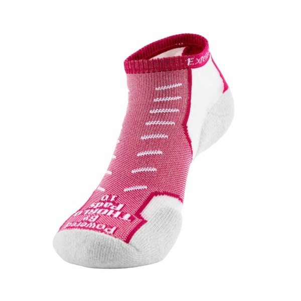 Thorlo Experia TechFit Low Cut - Multi-Sport Socks - Grey/Pink