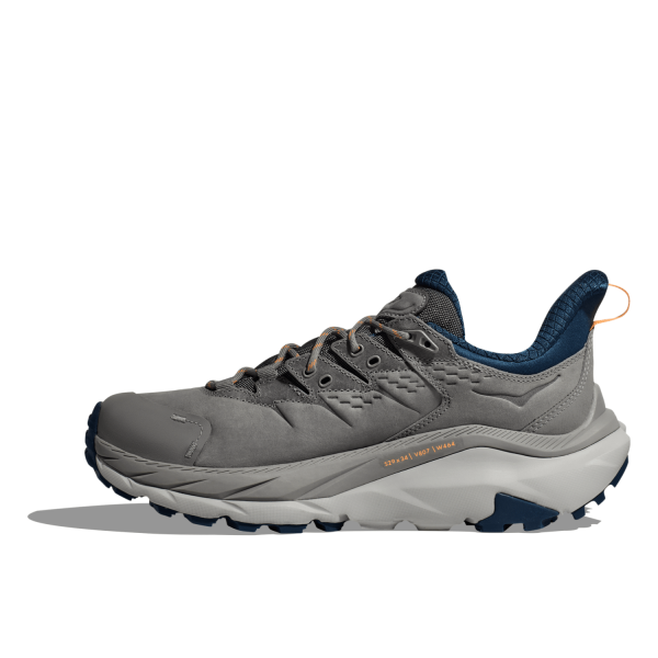 Hoka Kaha 2 Low GTX - Mens Trail Hiking Shoes - Galactic Grey/Stardust