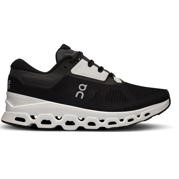 On Cloudstratus 3 - Mens Running Shoes - Black/Frost