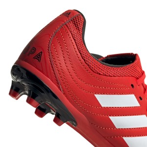 Adidas Copa 20.3 FG - Kids Football Boots - Active Red/Footwear White/Core Black
