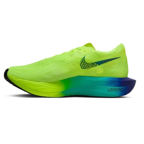 Nike ZoomX Vaporfly Next% 3 - Mens Road Racing Shoes - Volt/Black/Scream Green/Barely Volt