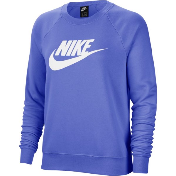 Nike Sportswear Essential Fleece Crew Womens Sweatshirt - Sapphire/White
