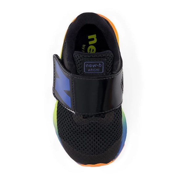 New Balance Fresh Foam Arishi v4 PS - Kids Running Shoes - Black/Blaze Orange