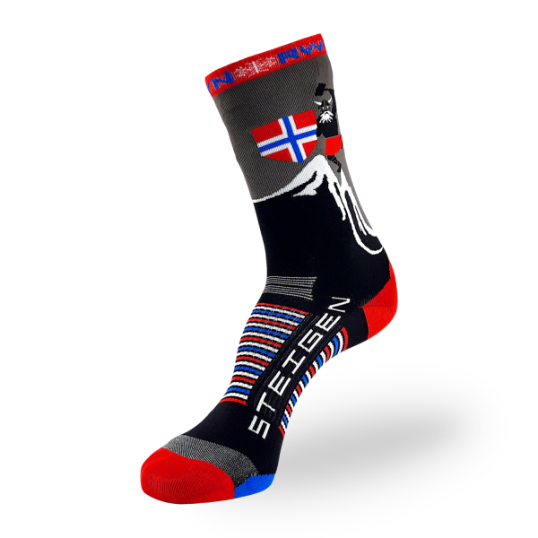 Steigen Three Quarter Length Running Socks - Norway Viking