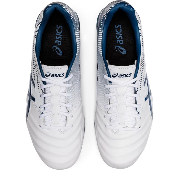 Asics Lethal Tigreor FF Hybrid - Mens Football Boots - White/Mako Blue