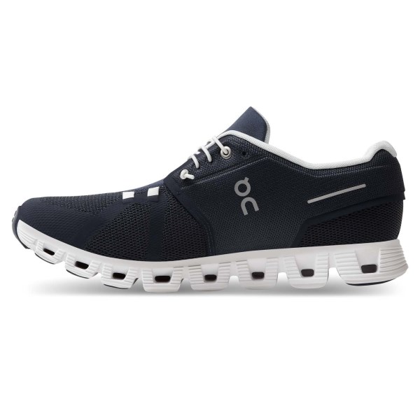 On Cloud 5 - Mens Running Shoes - Midnight/White