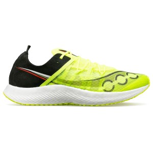 Saucony Sinister - Womens Road Racing Shoes - Citron/Black