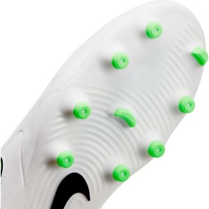 Nike Jr Tiempo Legend 8 Club FG/MG - Kids Football Boots - Platinum Tint/Rage Green