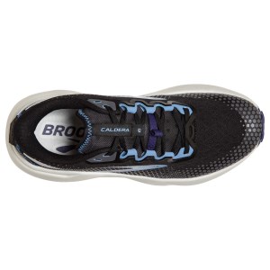 Brooks Caldera 6 - Womens Trail Running Shoes - Black/Blissful Blue/Grey