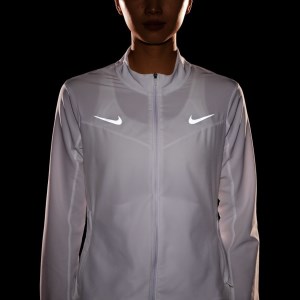 Nike Womens Running Jacket - White/Reflective Silver