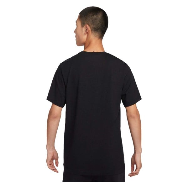 Nike Sportswear HBR Mens T-Shirt - Black/Football Grey/Black