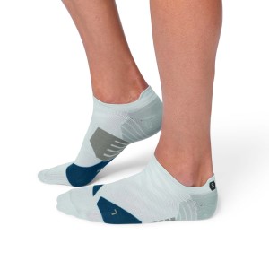 On Mens Running Low Socks - Grey/Denim