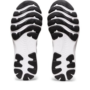 Asics Gel Nimbus 24 - Mens Running Shoes - Black/White