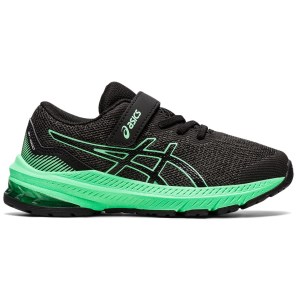 Asics GT-1000 11 PS - Kids Running Shoes - Graphite Grey/New Leaf