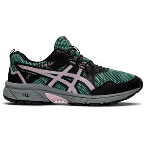 Asics Gel Venture 8 - Womens Trail Running Shoes - Sage/Barely Rose