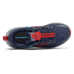 New Balance Nitrel v4 - Kids Trail Running Shoes - Navy/Red
