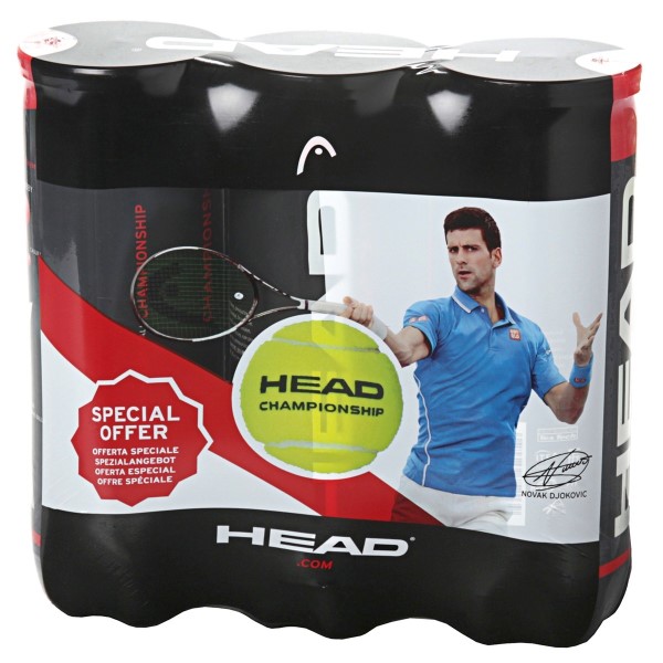 Head Championship Tennis Ball Tri Pack - 9 Balls