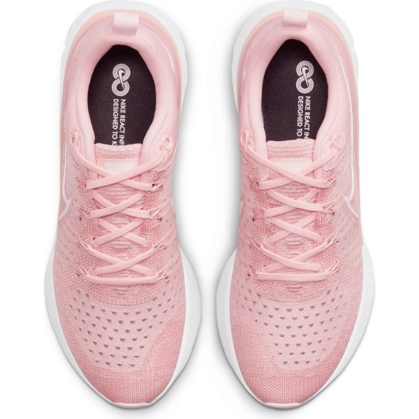 Nike React Infinity Run Flyknit 2 - Womens Running Shoes - Pink Glaze/White/Pink Foam