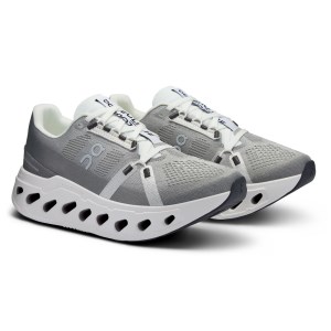 On Cloudeclipse - Womens Running Shoes - Alloy/White
