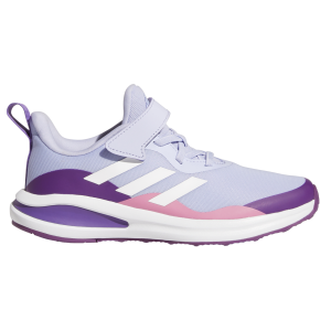Adidas FortaRun Elastic Lace Top Strap - Kids Running Shoes - Violet Tone/White/Active Purple